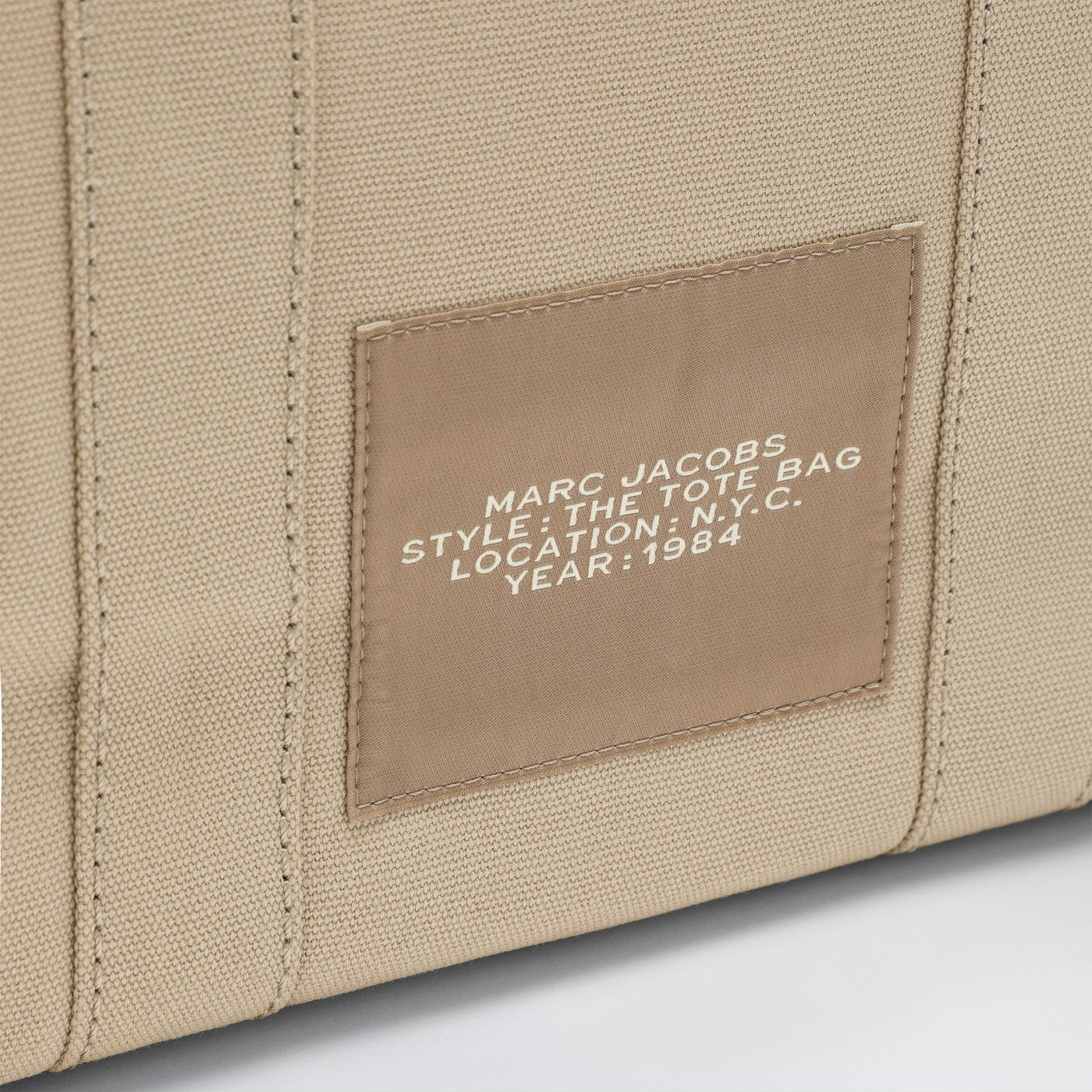 The Medium Tote Bag in beige canvas