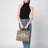 The Medium Tote Bag in slate green canvas