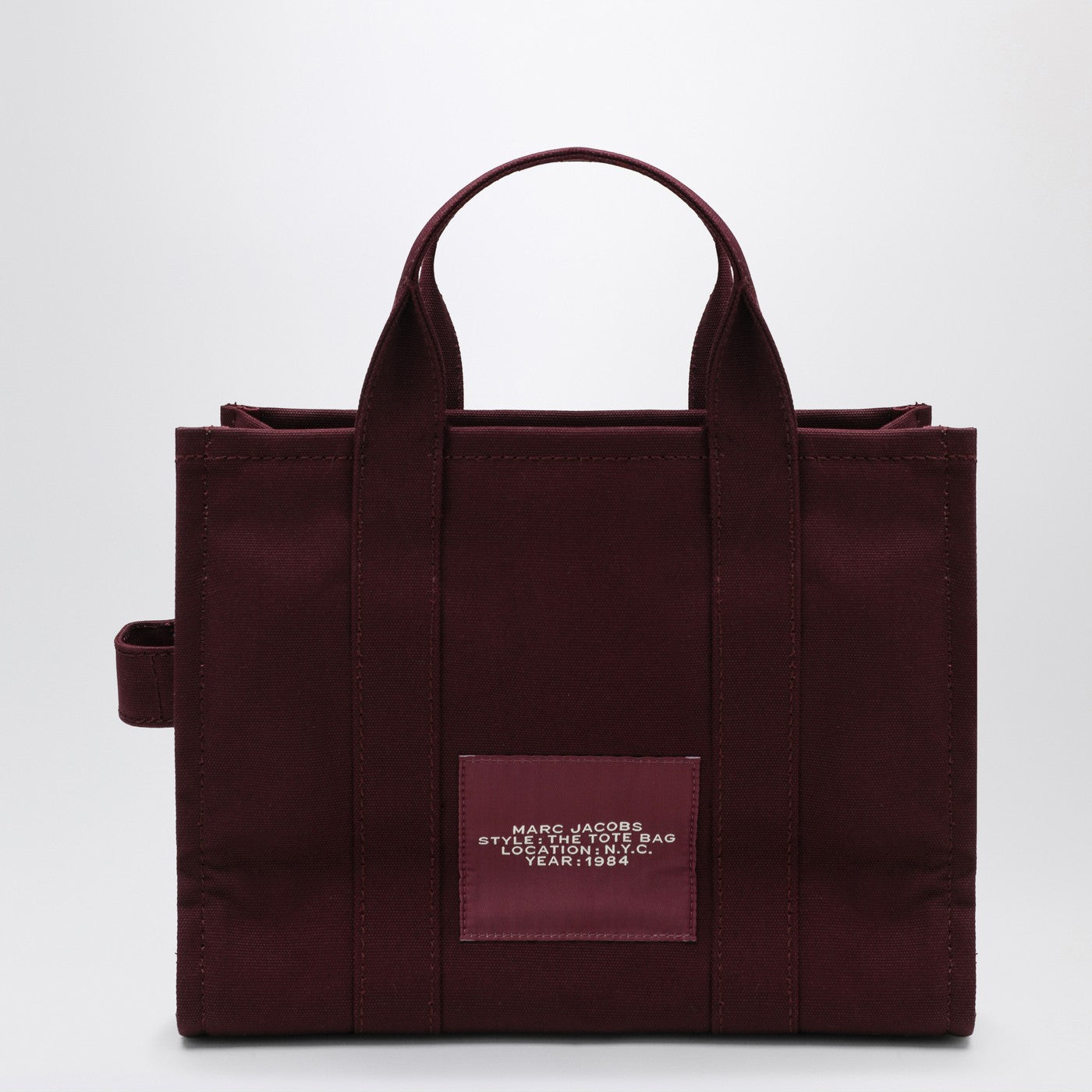 Medium Dark Plum canvas tote bag