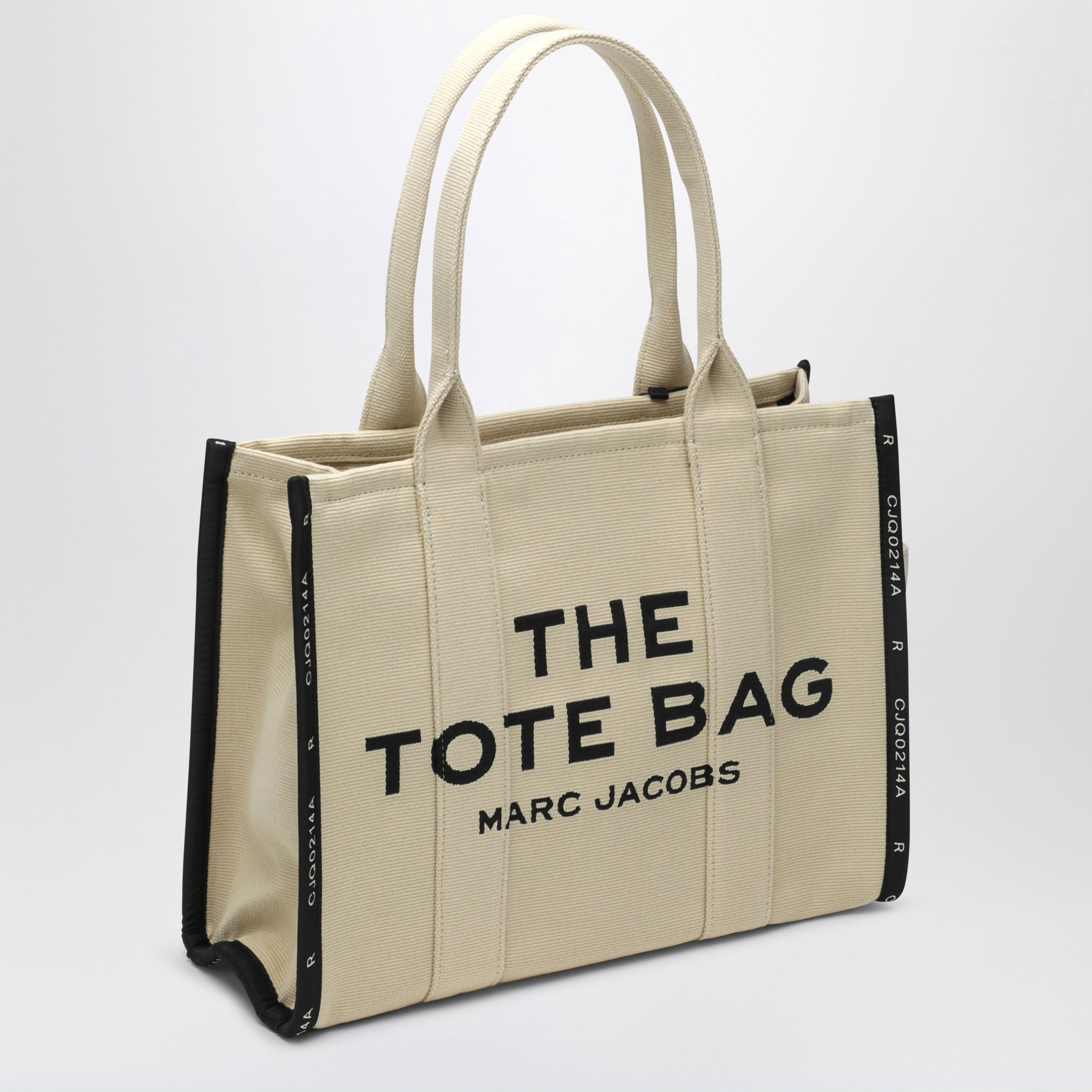 The Large Tote Bag coloris sable en toile