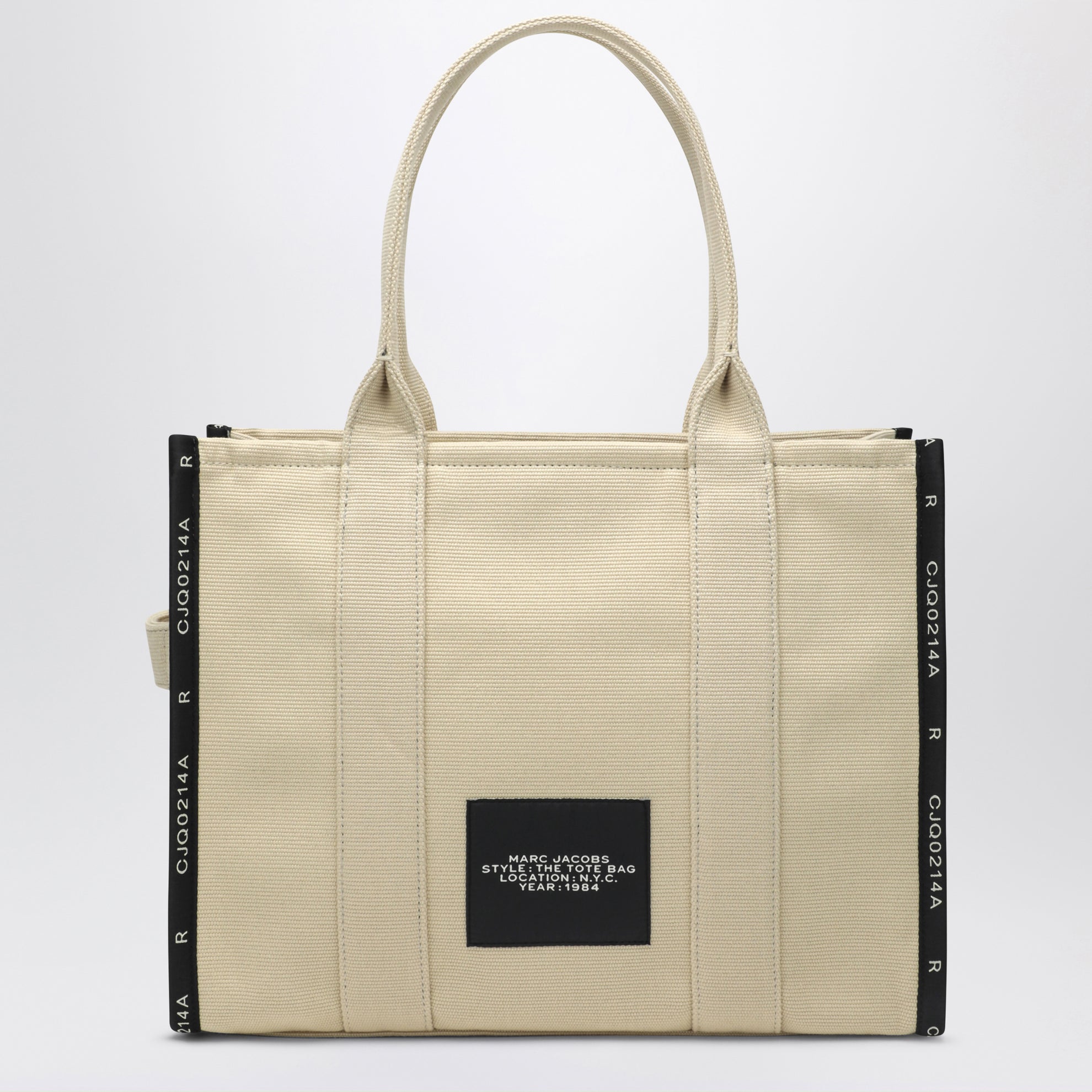 The Large Tote Bag coloris sable en toile