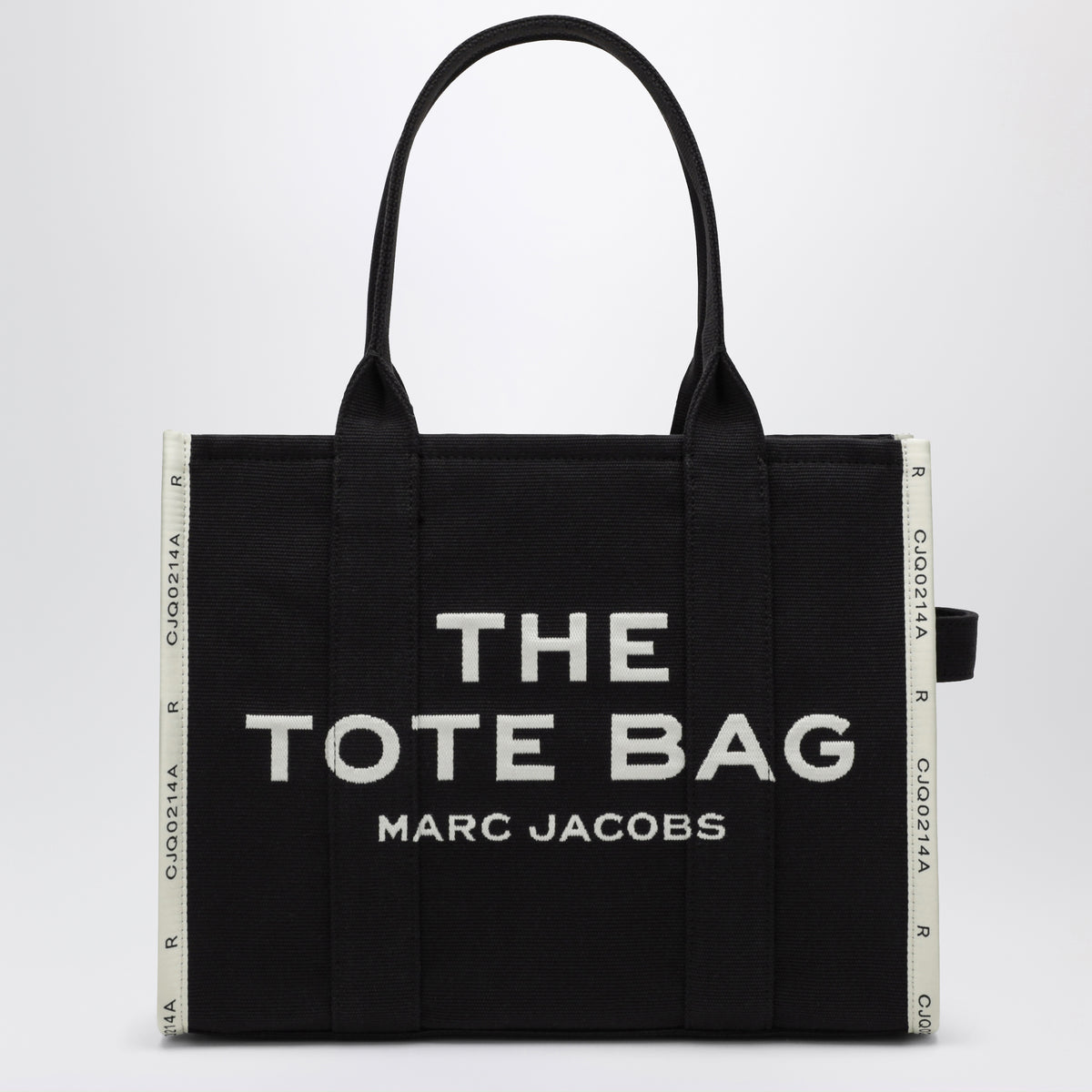 Schwarze The Large Tote Bag aus Canvas
