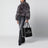 Schwarze The Large Tote Bag aus Canvas