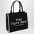 Schwarze The Large Tote Bag aus Canvas