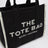 Schwarze The Large Tote Bag aus Canvas