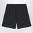 Black nylon-blend shorts