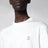 Crew-neck cotton jersey T-shirt with logo in off white