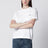 T-shirt blanc en coton avec Shiny Tab