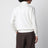 Maglia a collo alto bianca in cashmere