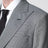 Grey Prince of Wales double-breasted suit in wool