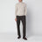 Sandfarbener Rollkragenpullover aus Kaschmir mit Zip