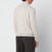 Sandfarbener Rollkragenpullover aus Kaschmir mit Zip