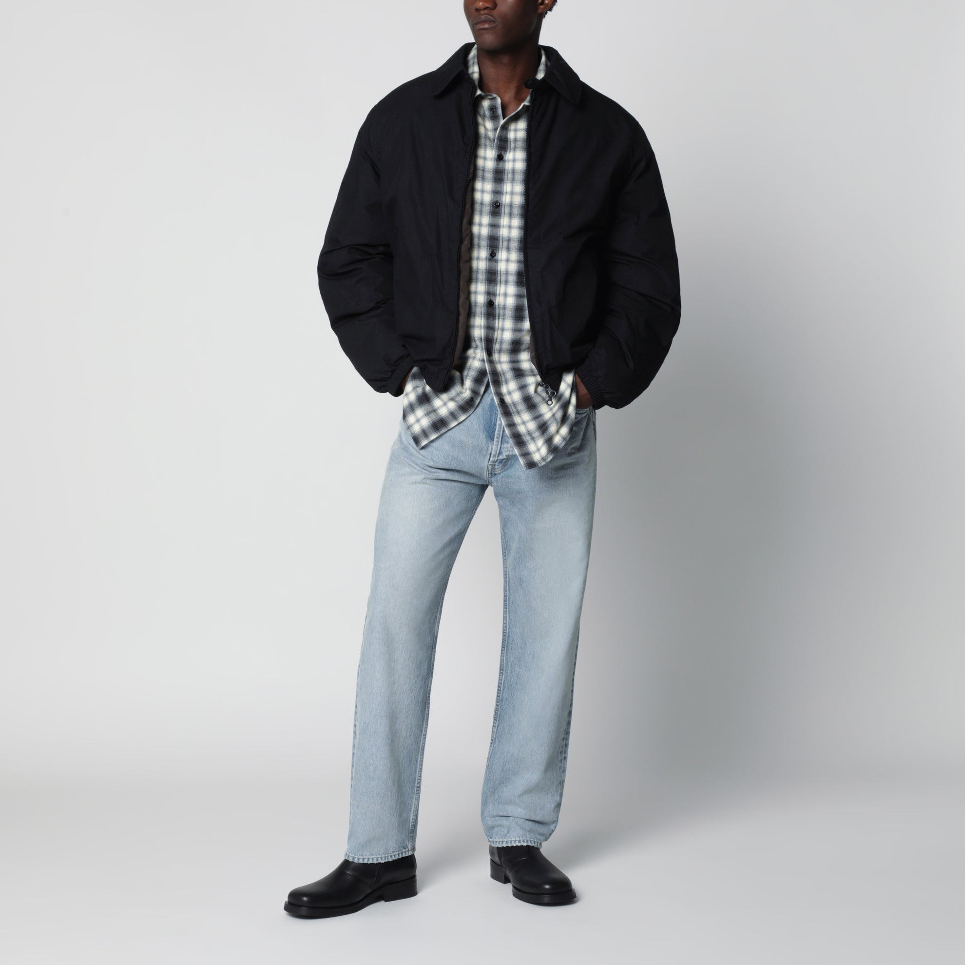 Piumino Avenue Puffa in cotone e nylon nero