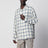 Camicia bianca con motivo check in viscosa 