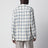 Camicia bianca con motivo check in viscosa 