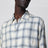 Camicia bianca con motivo check in viscosa 