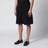 Ponte relaxed-fit shorts in Italian cotton micro canvas in black