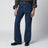 70s Cut high-waisted flared indigo jeans