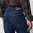70s Cut high-waisted flared indigo jeans