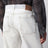 Third Cut relaxed-fit jeans in beige cotton denim