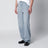Jeans Vast Cut a vita alta in denim di cotone blu Pale Coast Wash