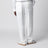 White linen drawstring trousers