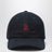 Cappello da baseball blu navy in cotone