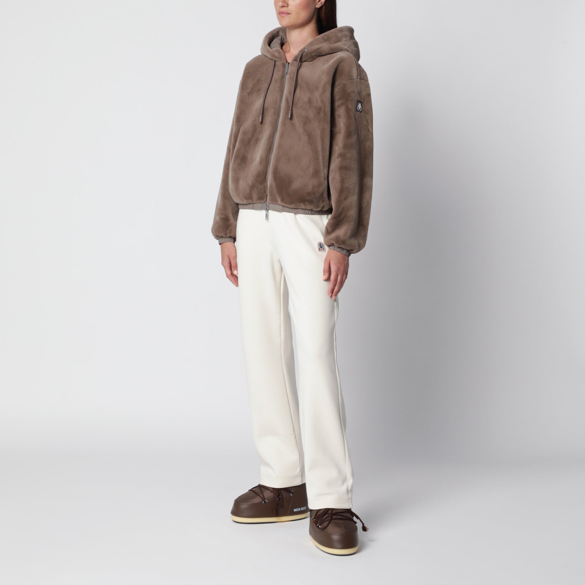Grey Eaton Bunny reversible jacket