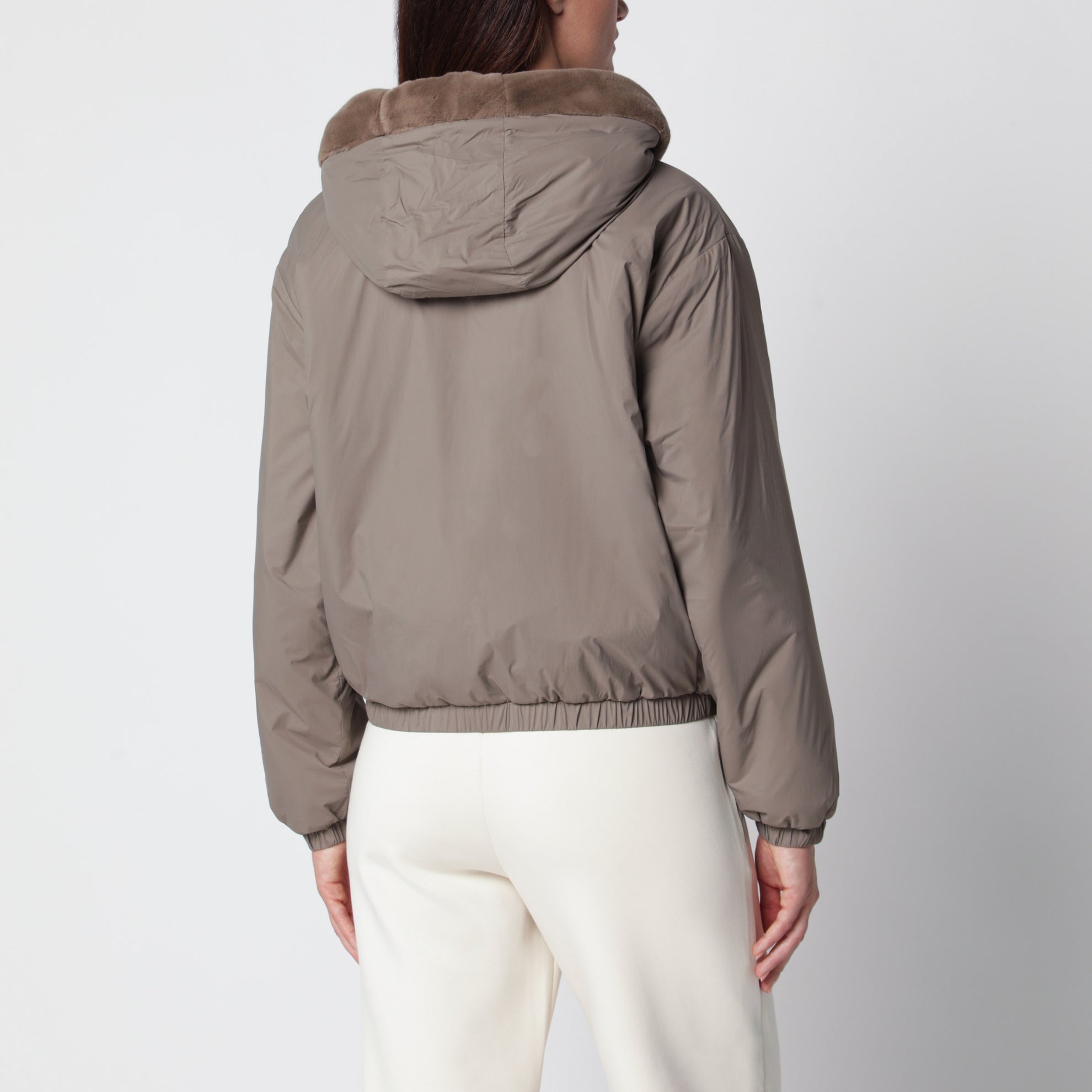 Grey Eaton Bunny reversible jacket