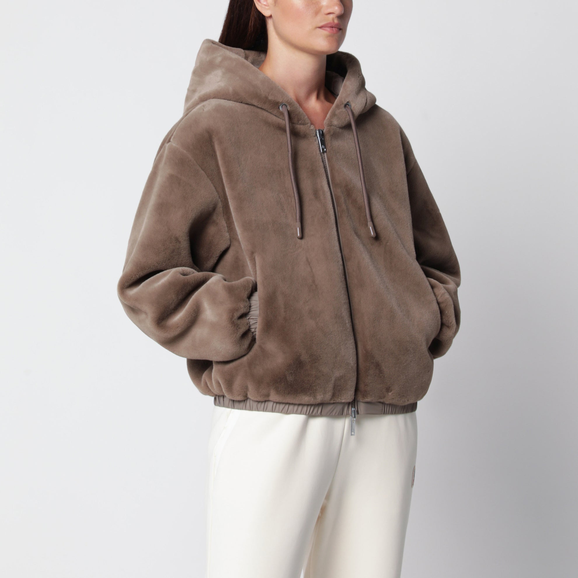 Grey Eaton Bunny reversible jacket