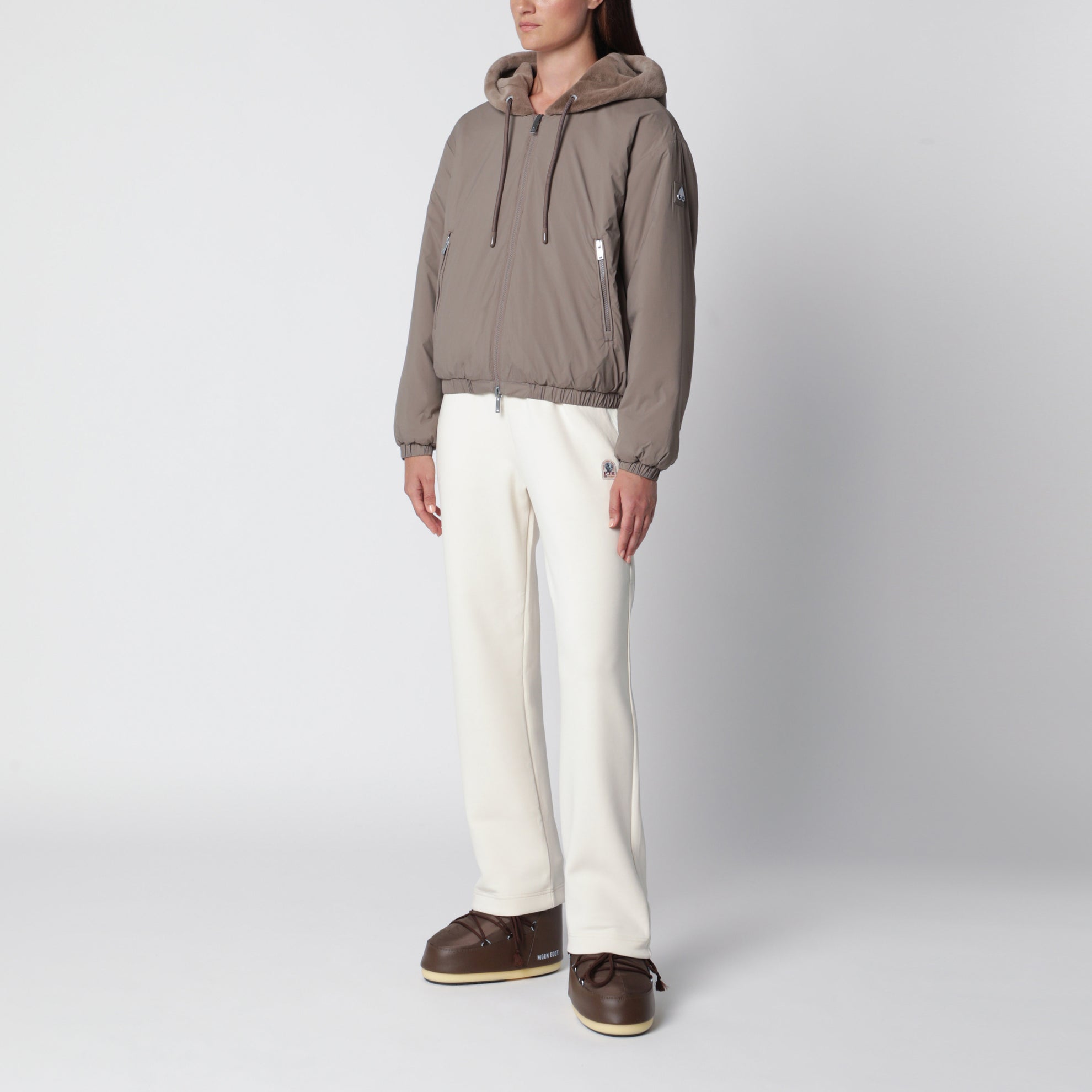 Grey Eaton Bunny reversible jacket