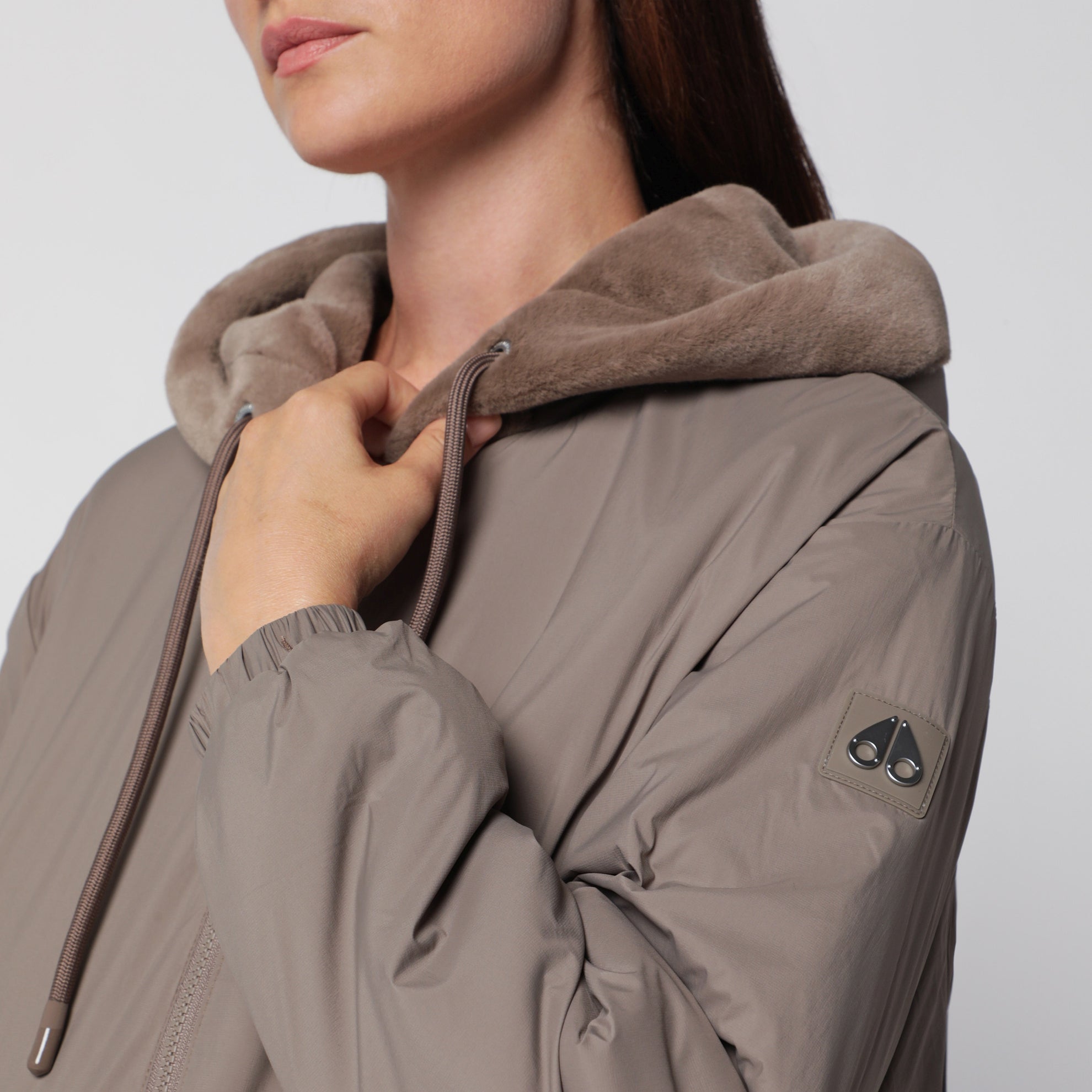 Grey Eaton Bunny reversible jacket