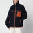 Giacca con zip Felted Louis blu notte