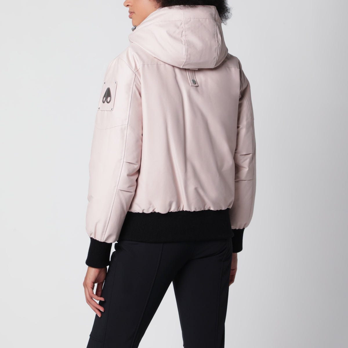 Pink Original Debbie bomber jacket in cotton and nylon