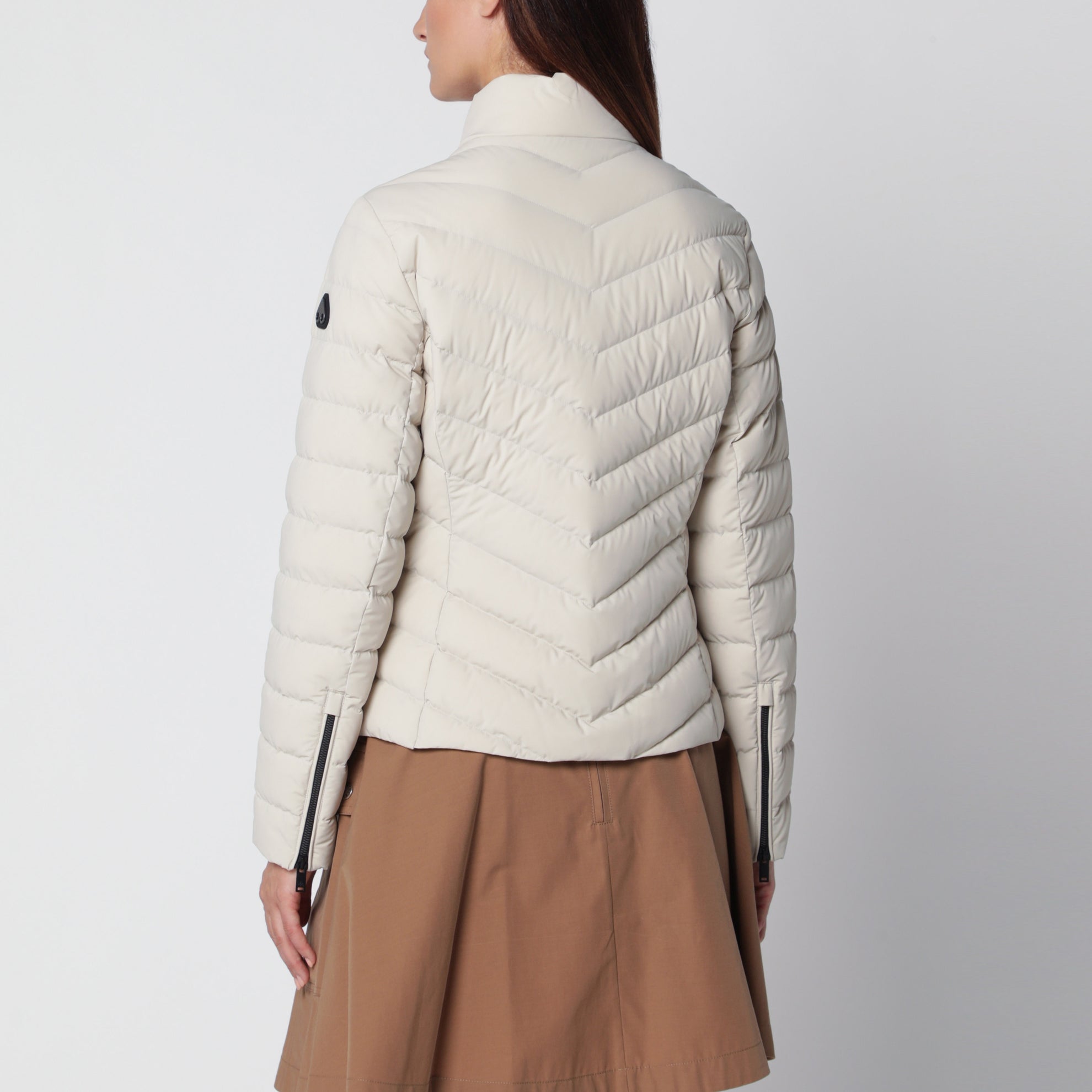 Giacca imbottita Elora color alabastro in nylon
