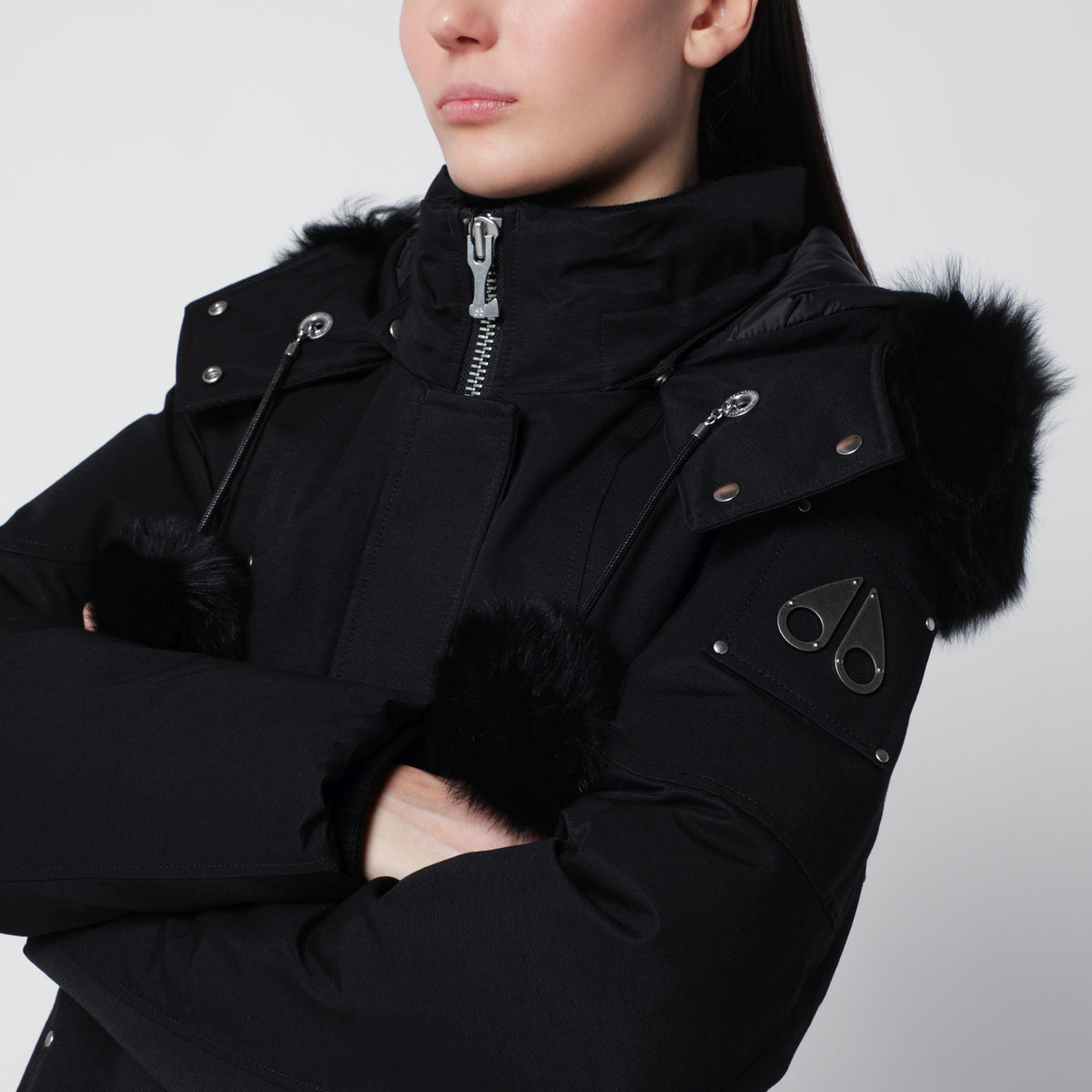 Parka Stirling Original nero in misto cotone