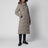 Parka Watershed Down couleur Taupe Bronze en nylon