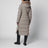 Parka Watershed Down couleur Taupe Bronze en nylon