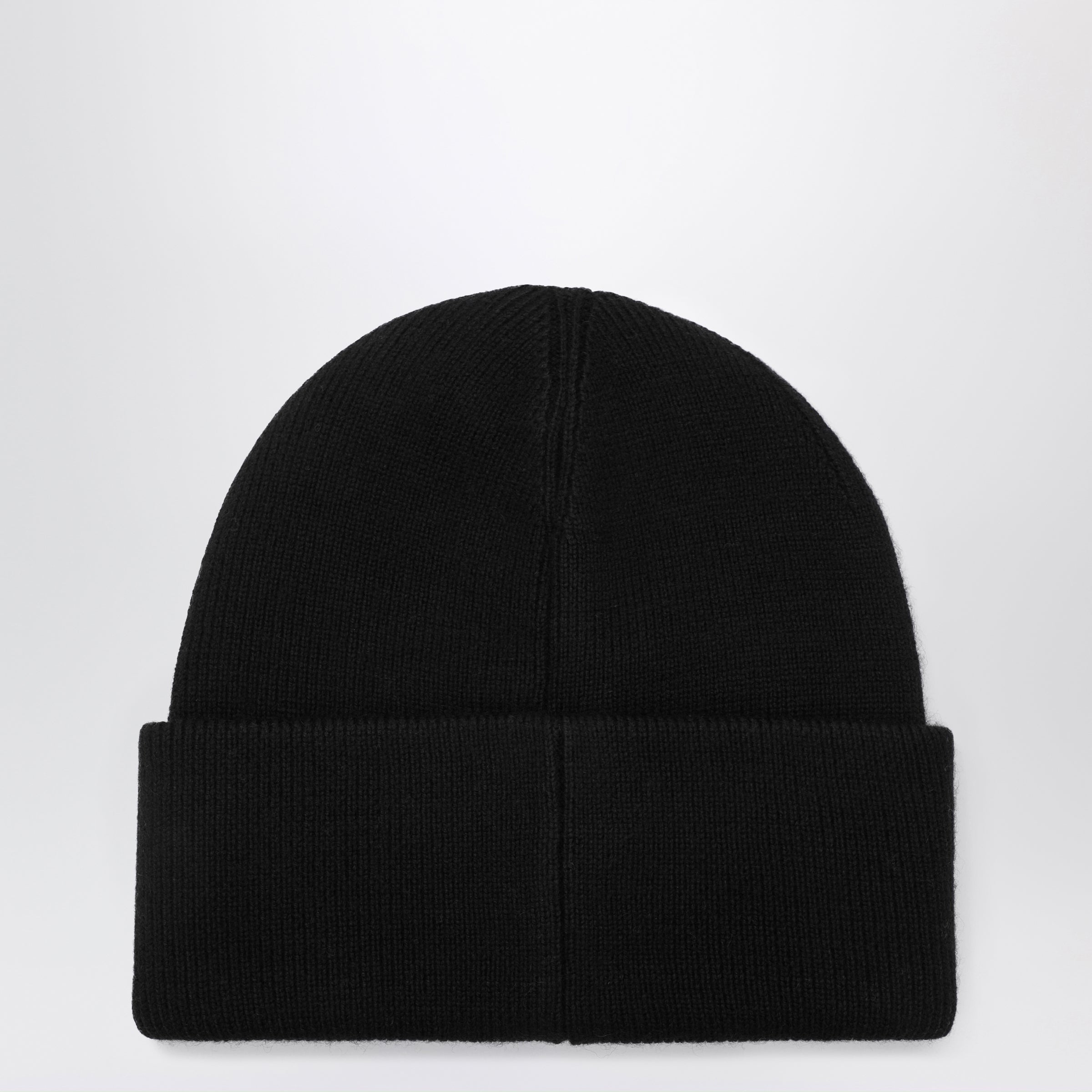 Moose Knuckles Gold Series Icon Black Wool Beanie | TheDoubleF