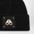 Bonnet en laine noire Gold Series Icon