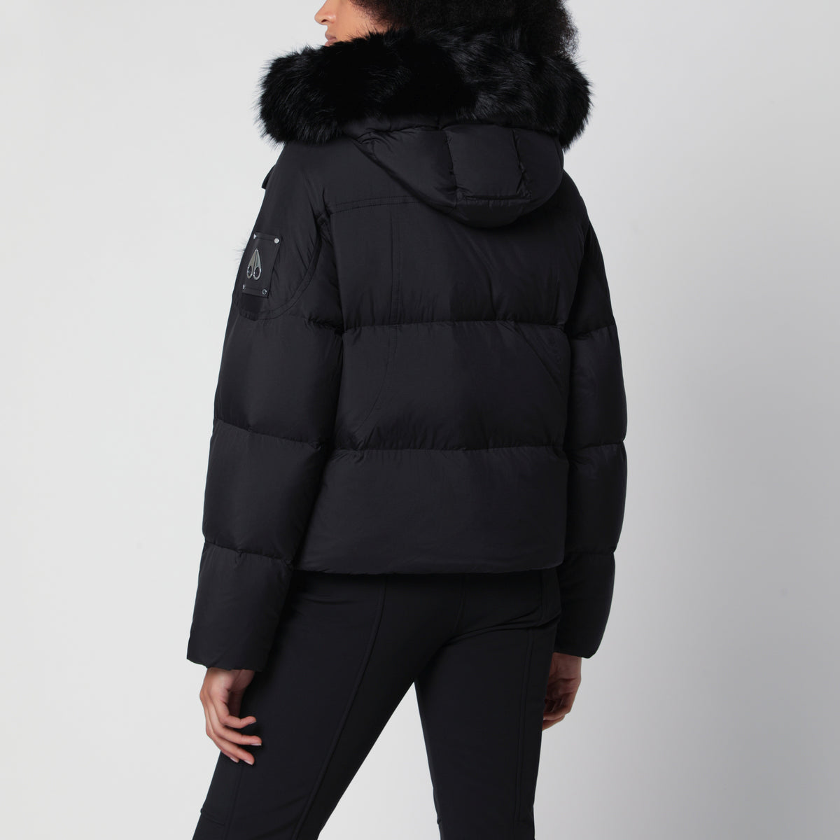 Piumino Everest nero in nylon