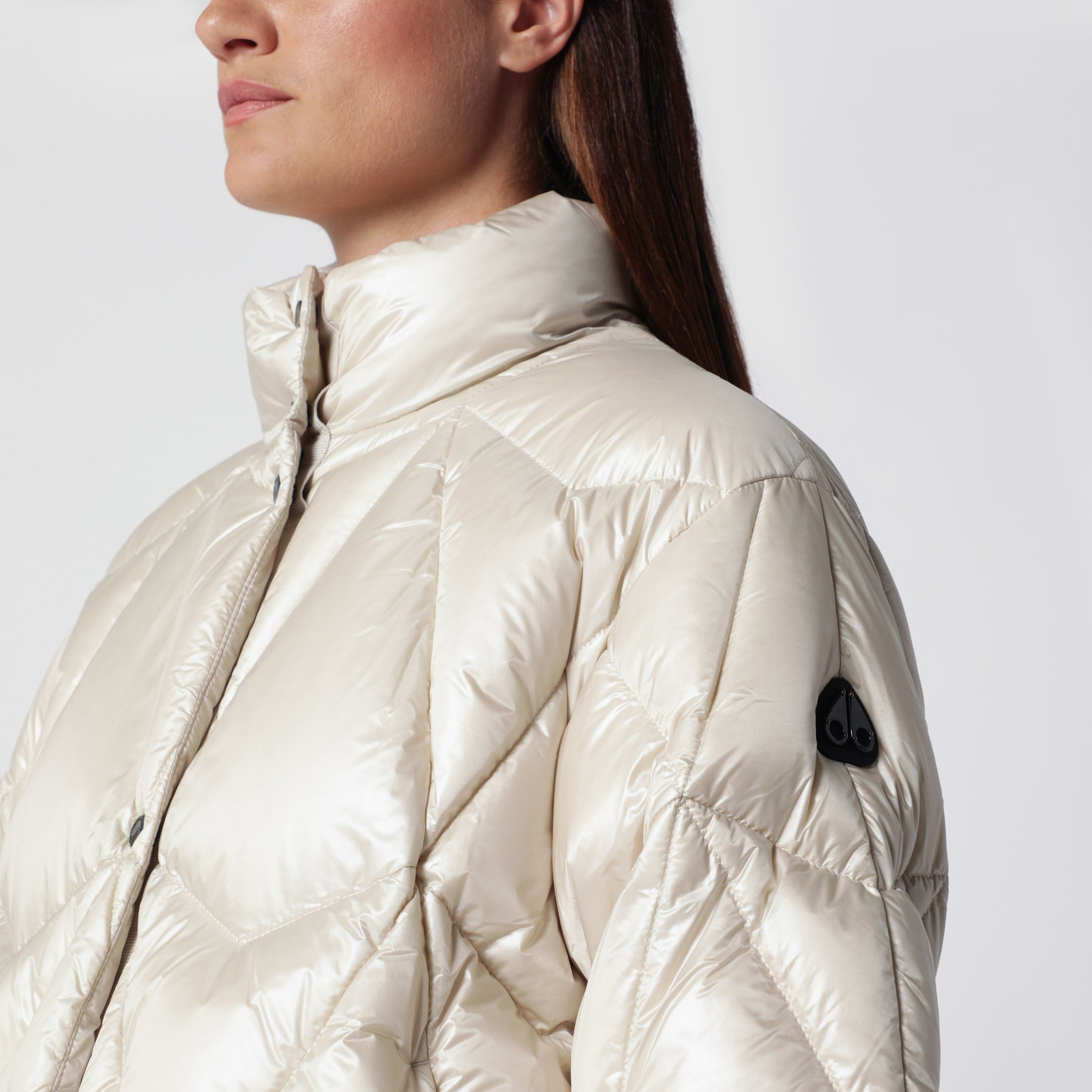 Doudoune matelassée Iceberg Quilt Down en nylon albâtre