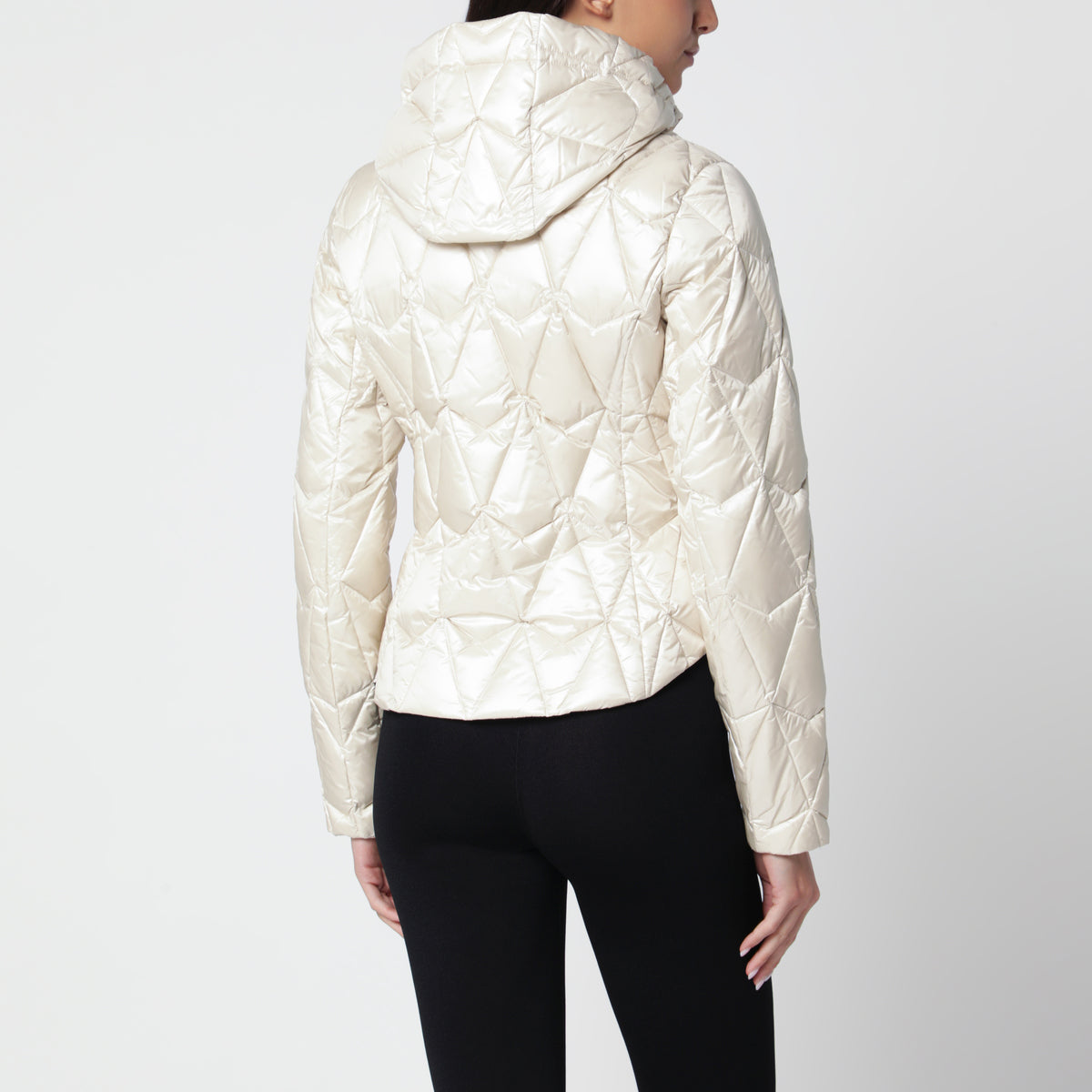 Doudoune matelassée Iceberg albâtre en nylon recyclé