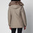 Taupe Bronze Original 3Q down jacket in cotton and nylon