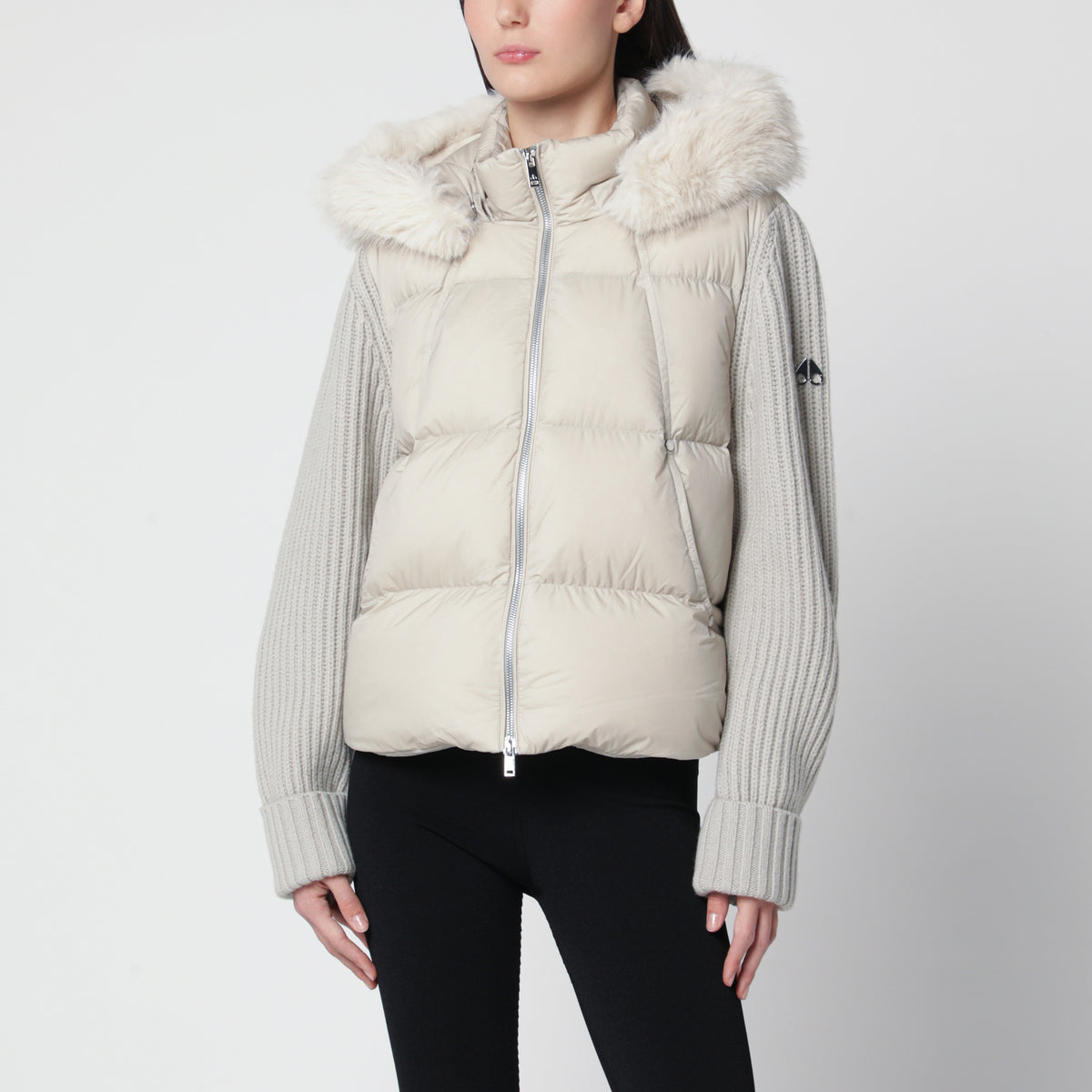Alabaster Everest down jacket in nylon and wool