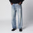 Light-wash distressed jeans