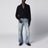Light-wash distressed jeans