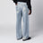Light-wash distressed jeans
