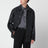 Still check jacket in wool and leather