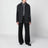 Still check jacket in wool and leather